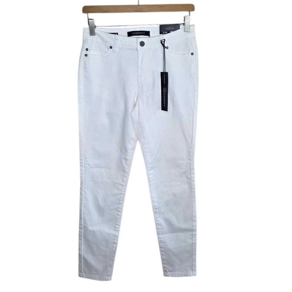 NWT Liverpool | White Penny Ankle Skinny Jeans Size 26/2